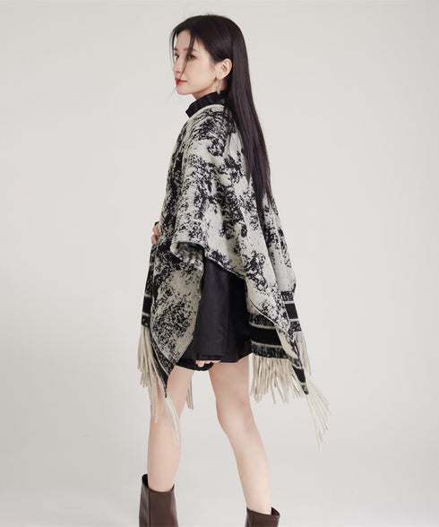 Ink Jacquard Stole
